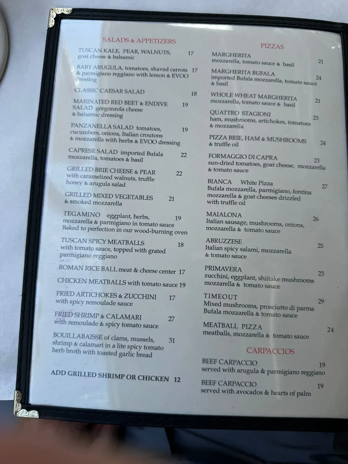 Menu 2