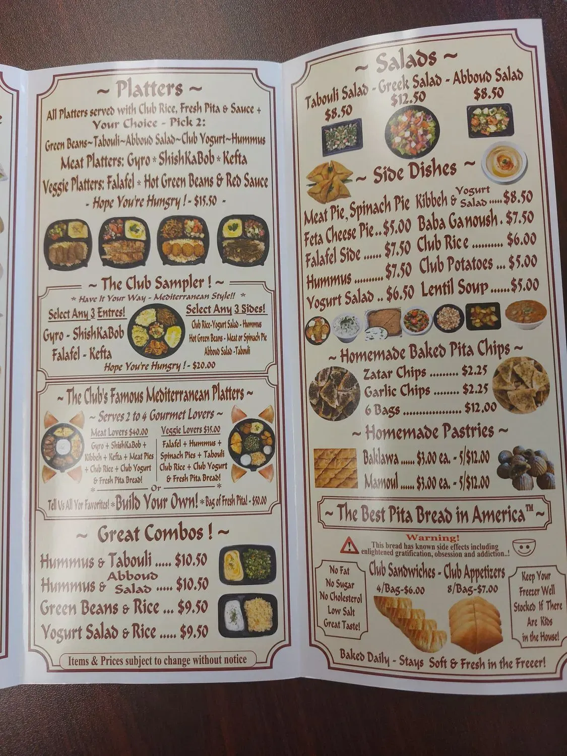 Menu 6