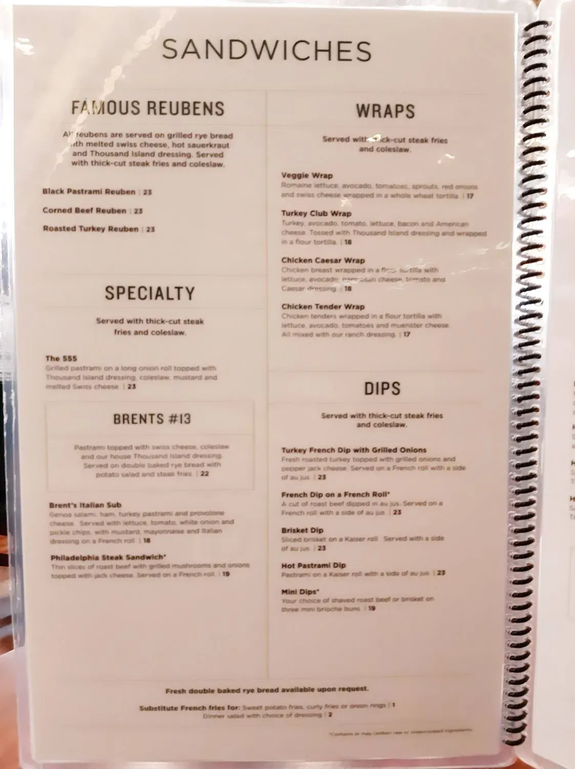 Menu 4