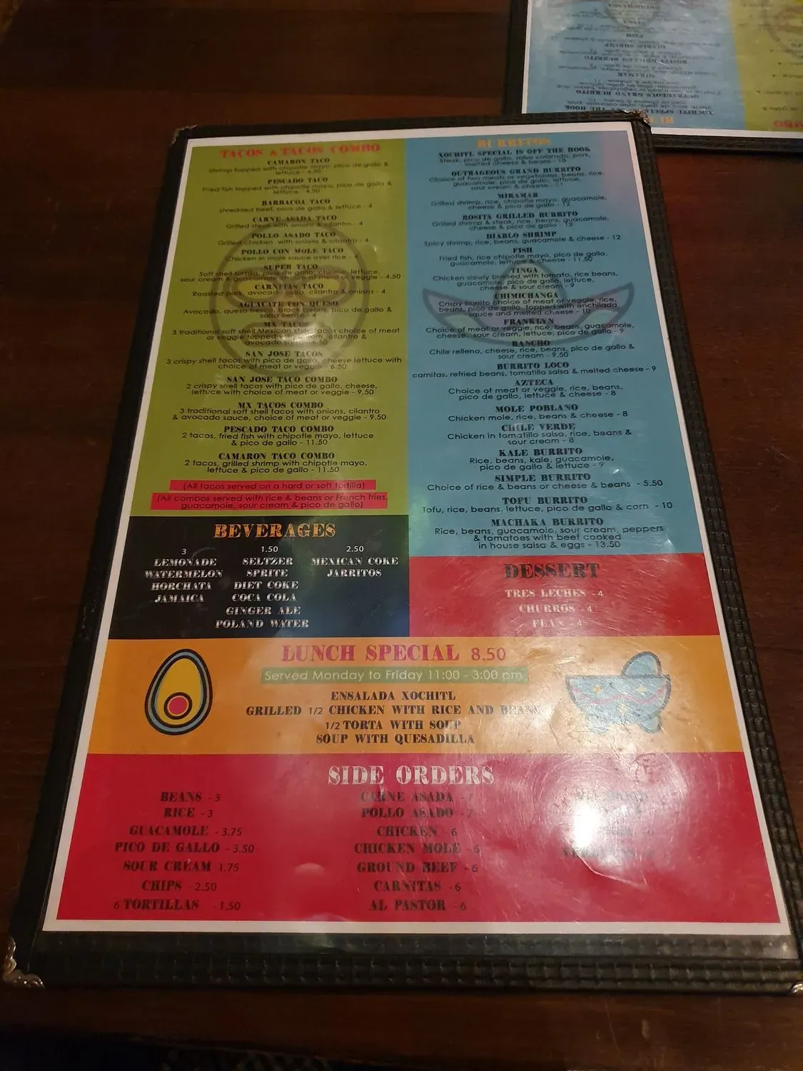 Menu 2