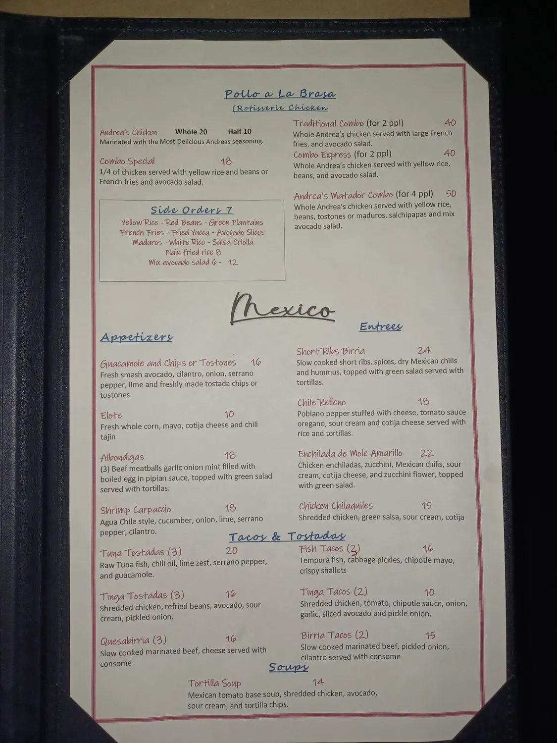 Menu 4