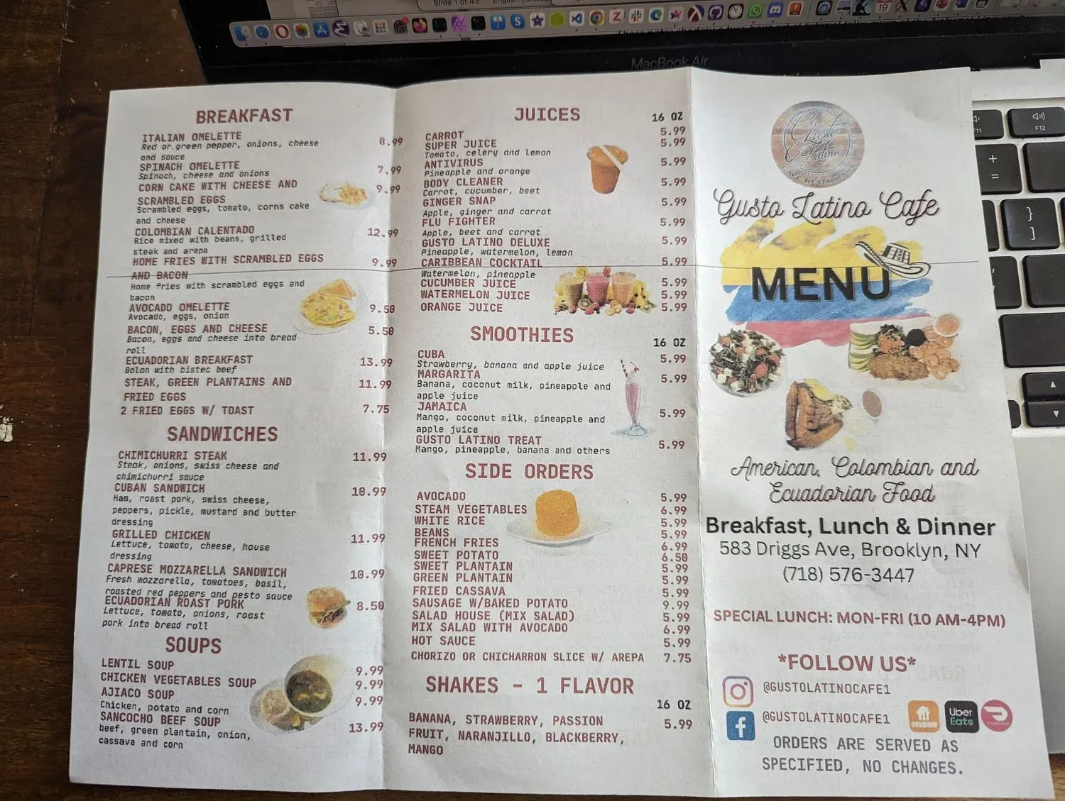 Menu 6