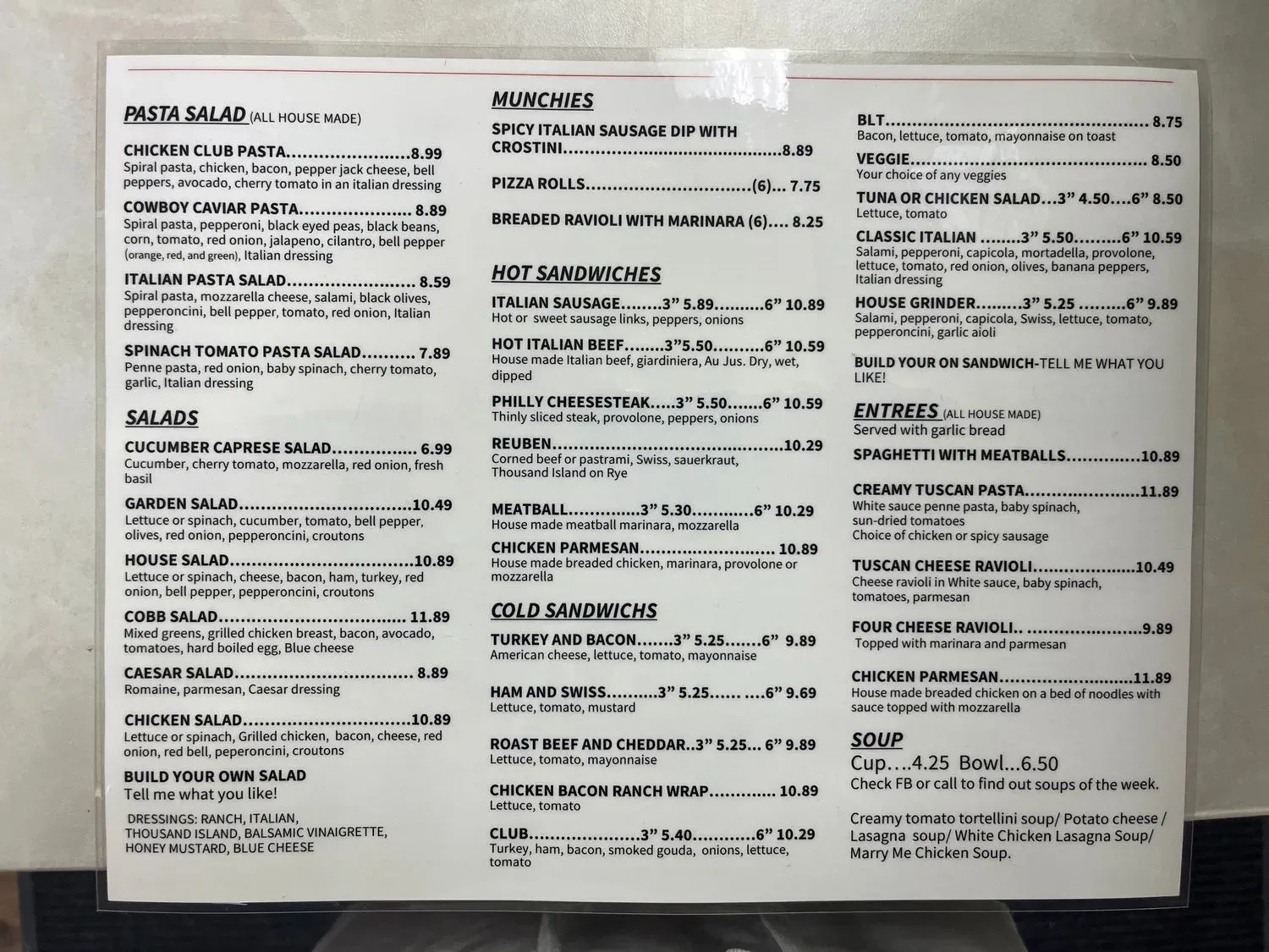 Menu 3