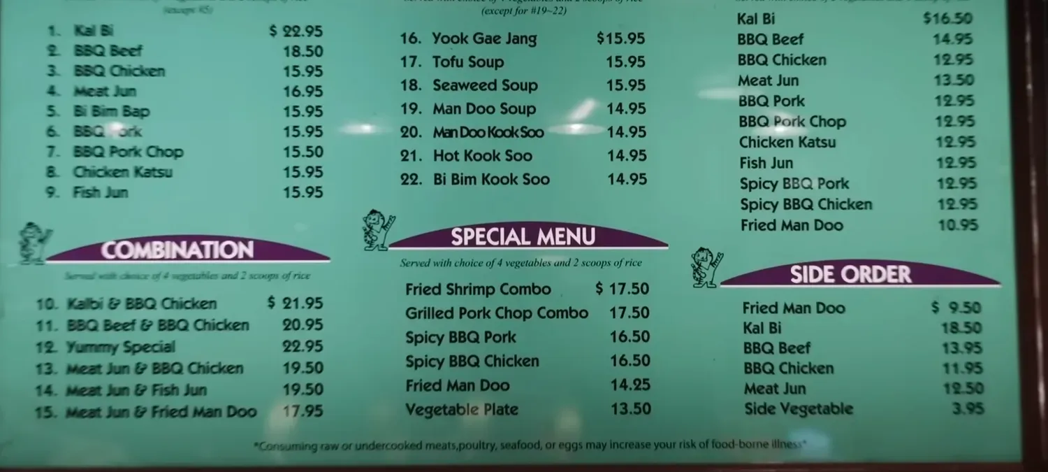 Menu 4