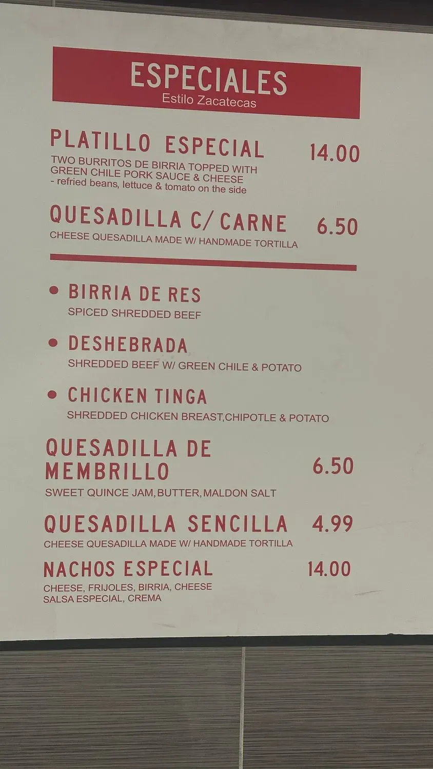 Menu 6