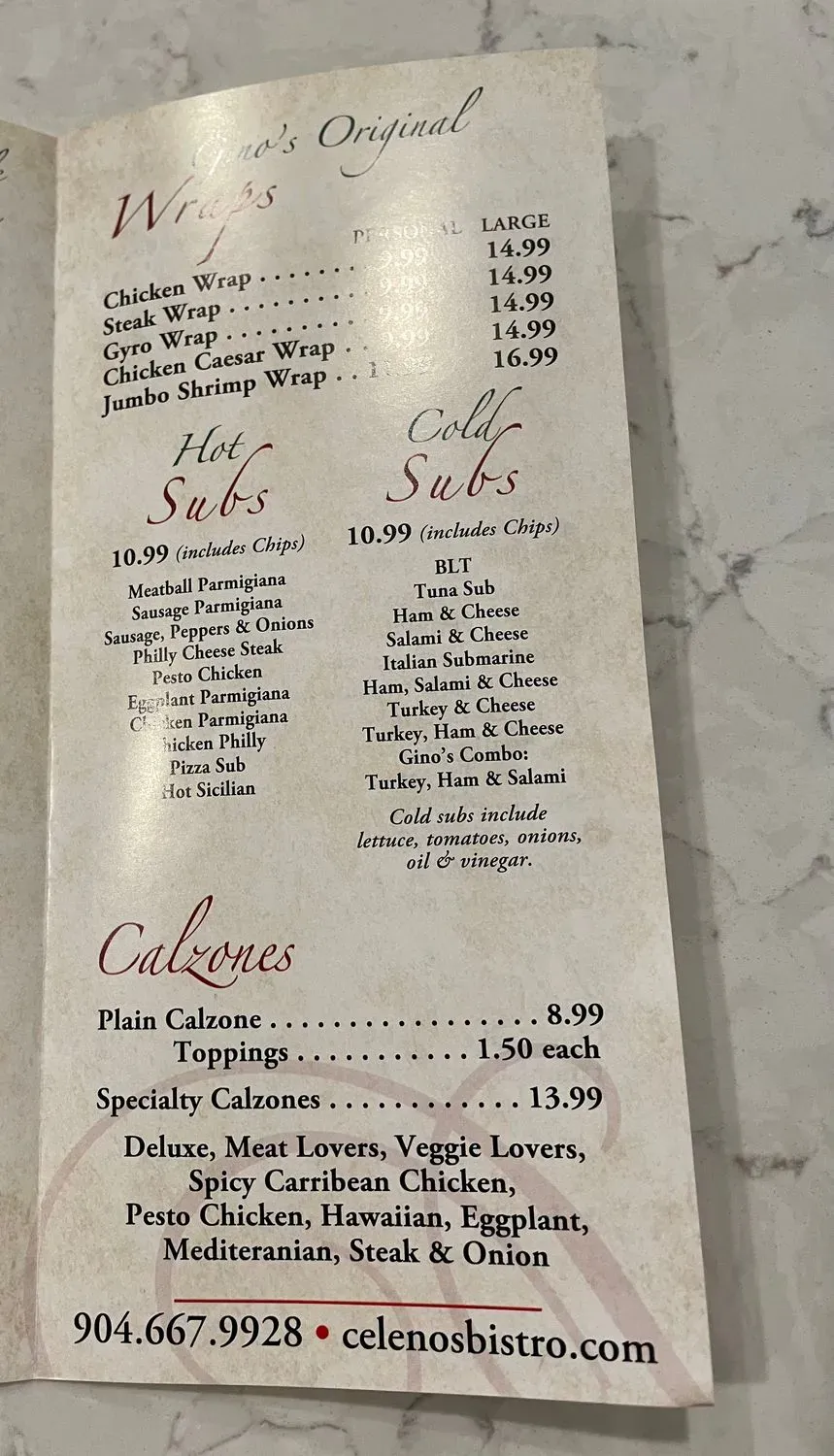 Menu 2