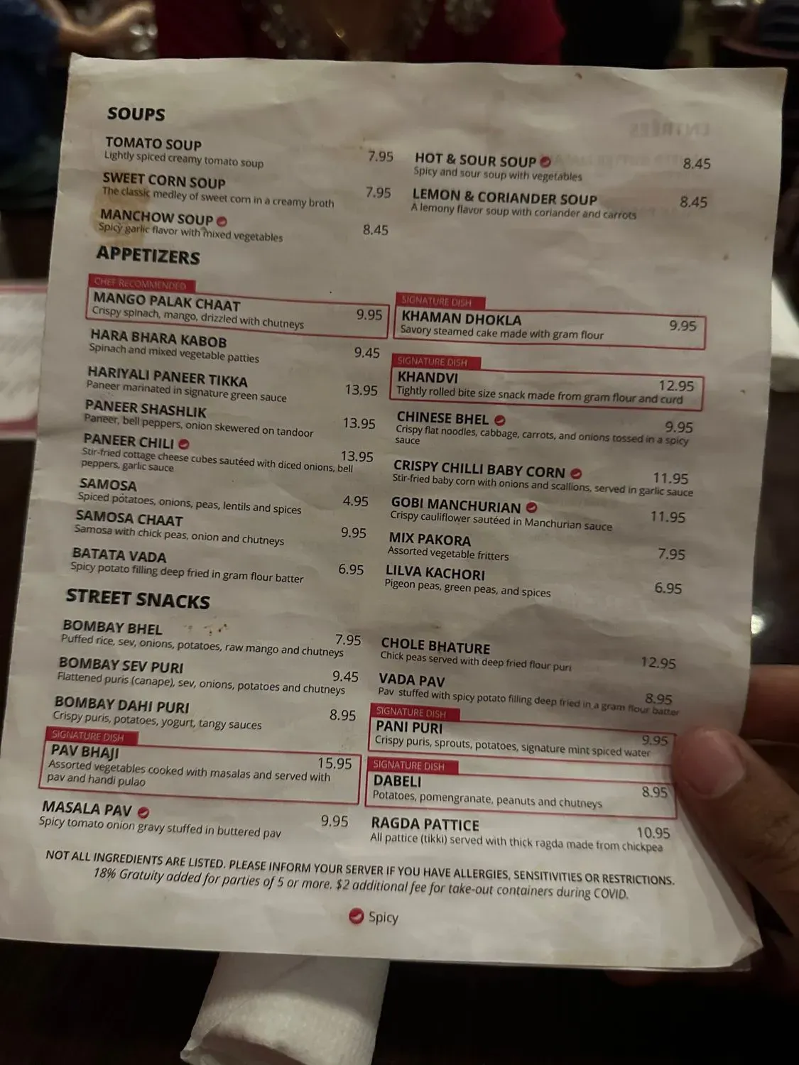 Menu 4