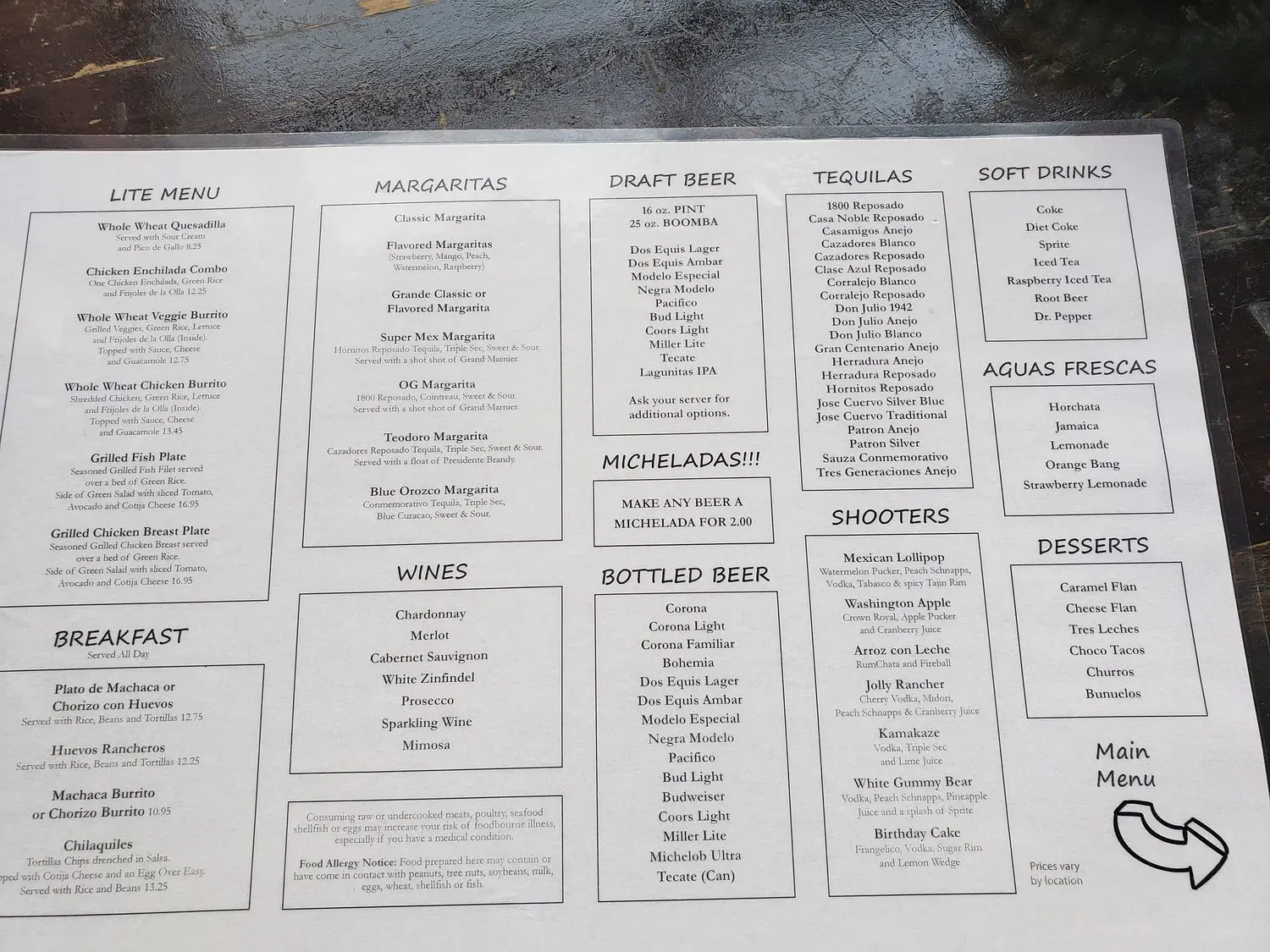 Menu 3