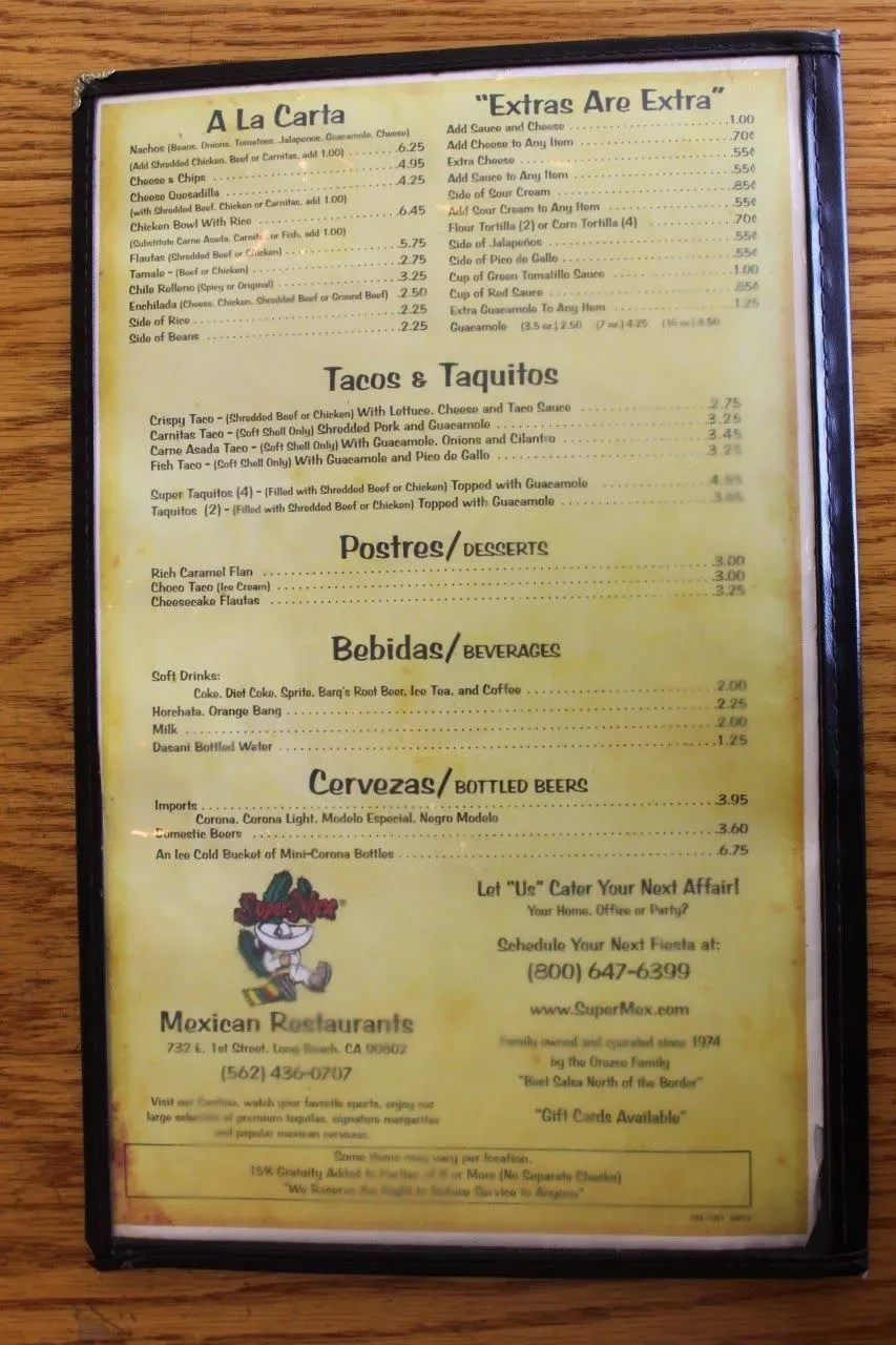 Menu 5