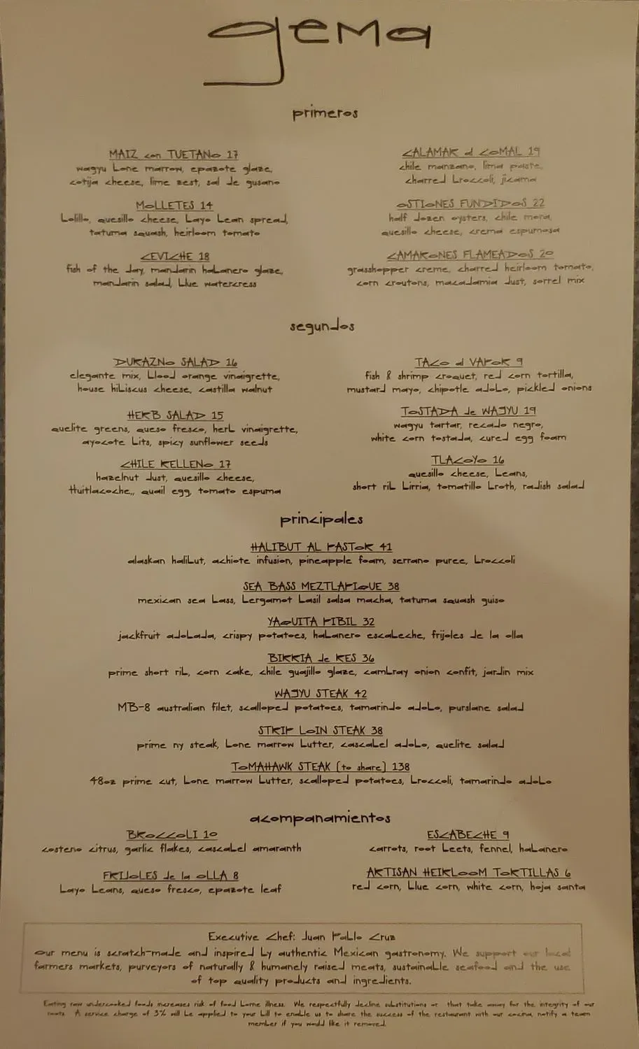 Menu 2