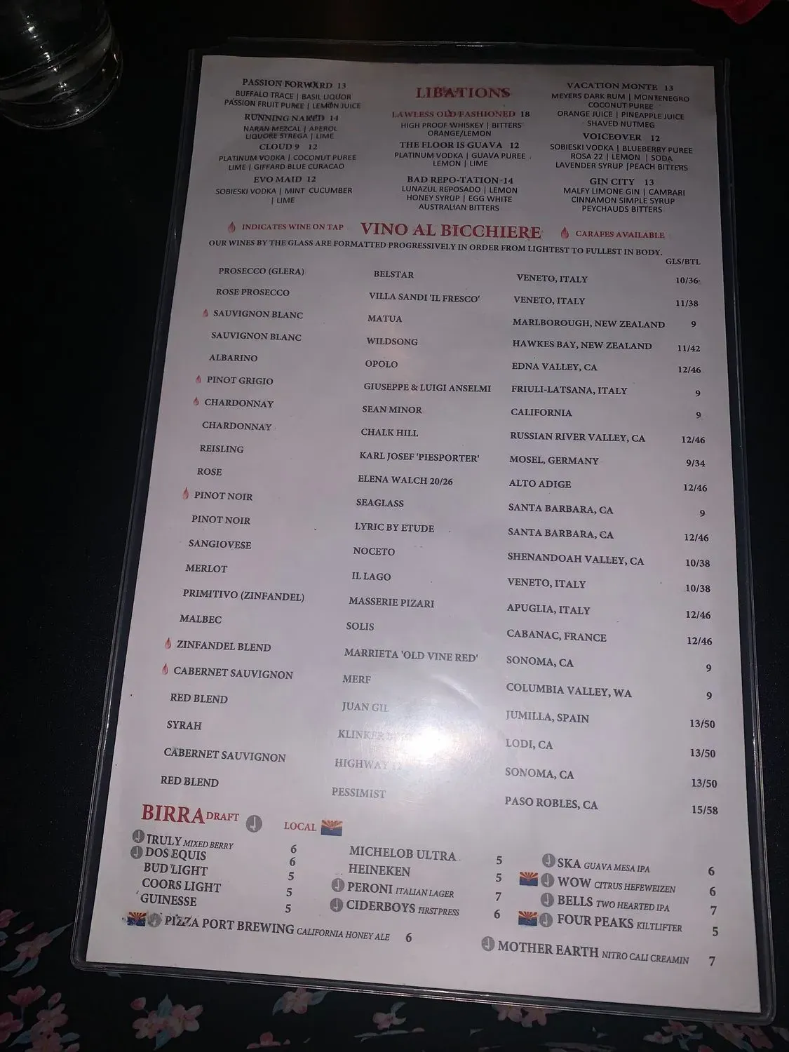 Menu 5