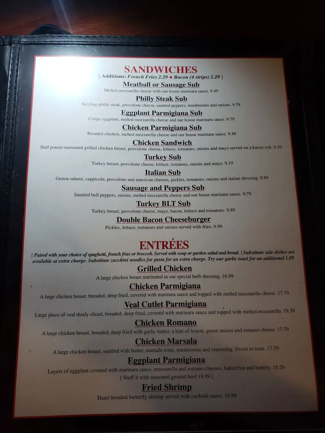 Menu 4