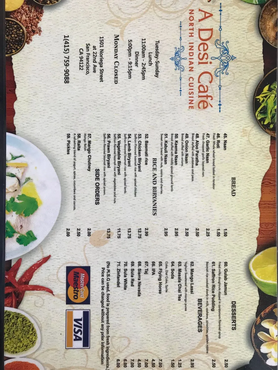 Menu 3