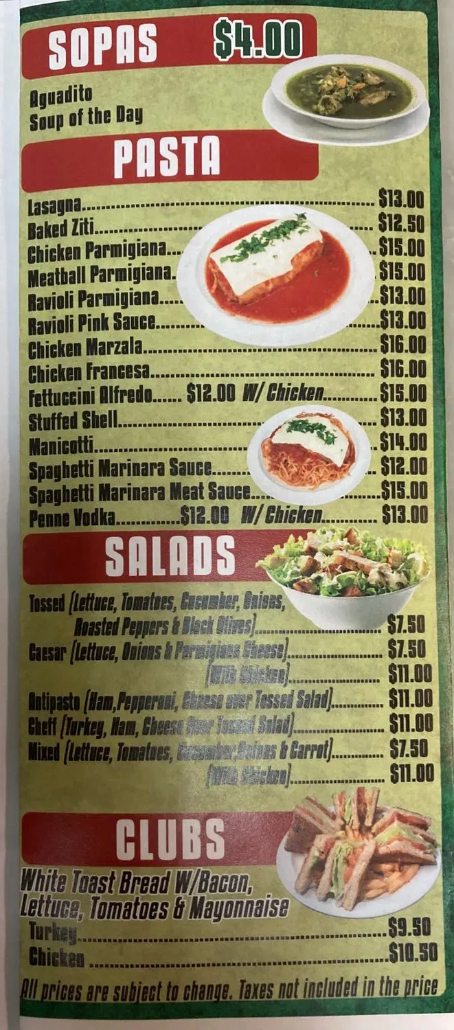 Menu 2