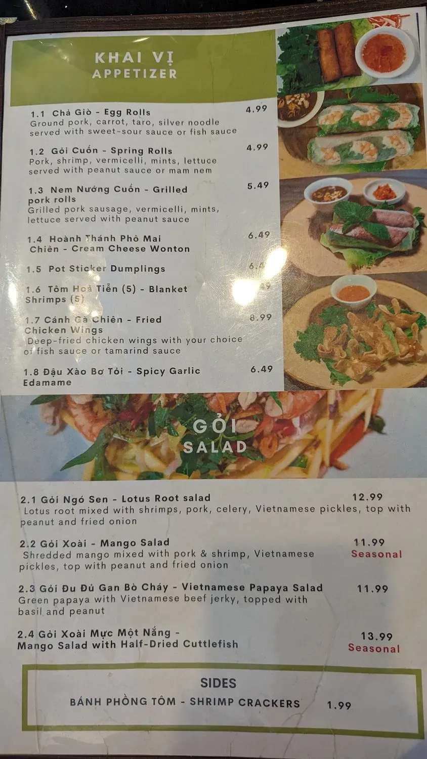 Menu 2