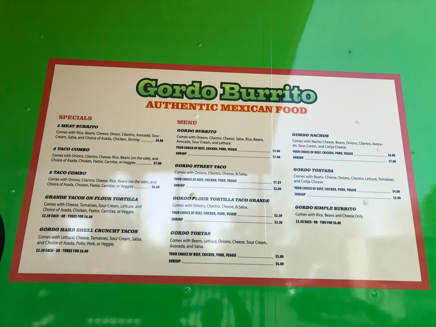 Menu 2