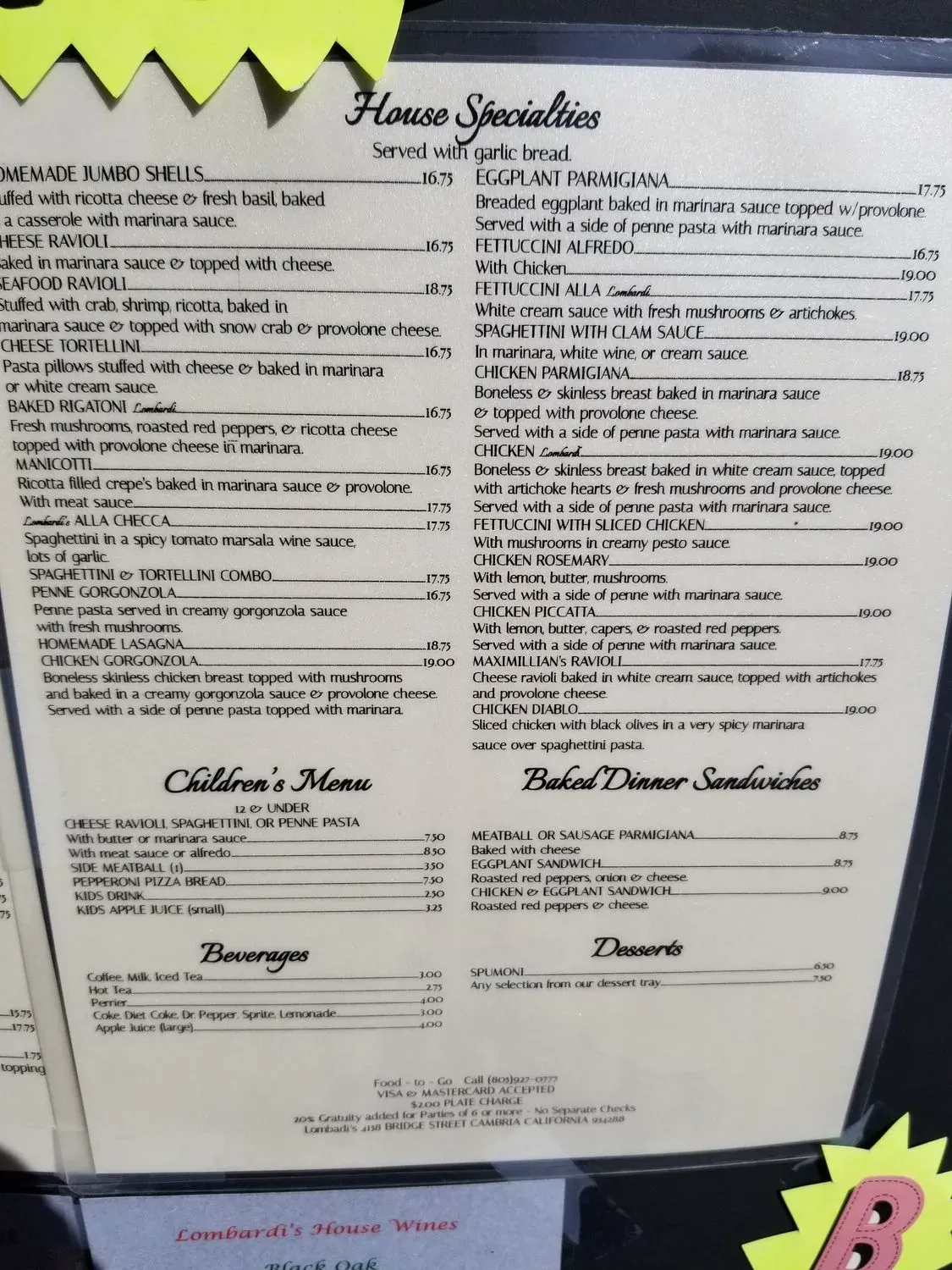 Menu 3