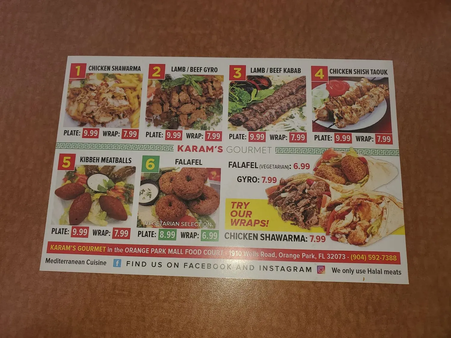 Menu 2