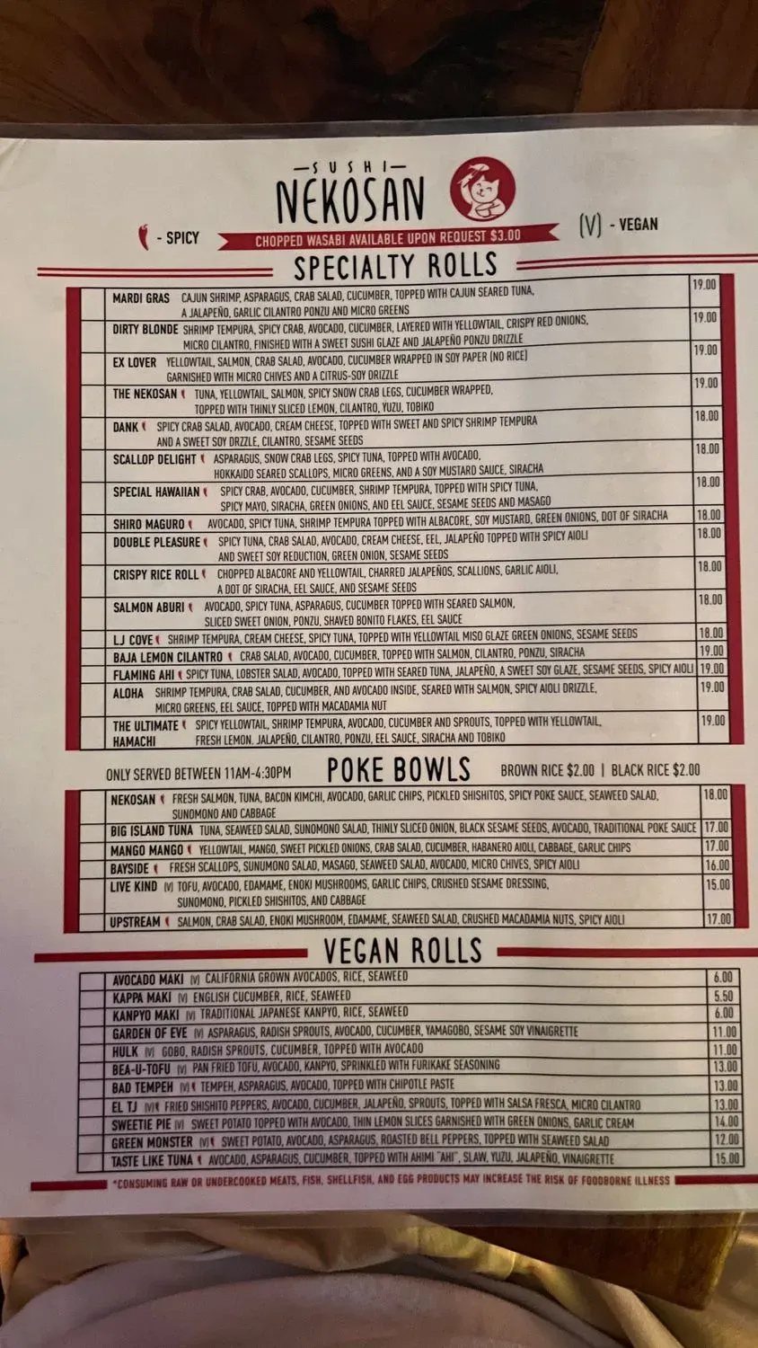 Menu 2