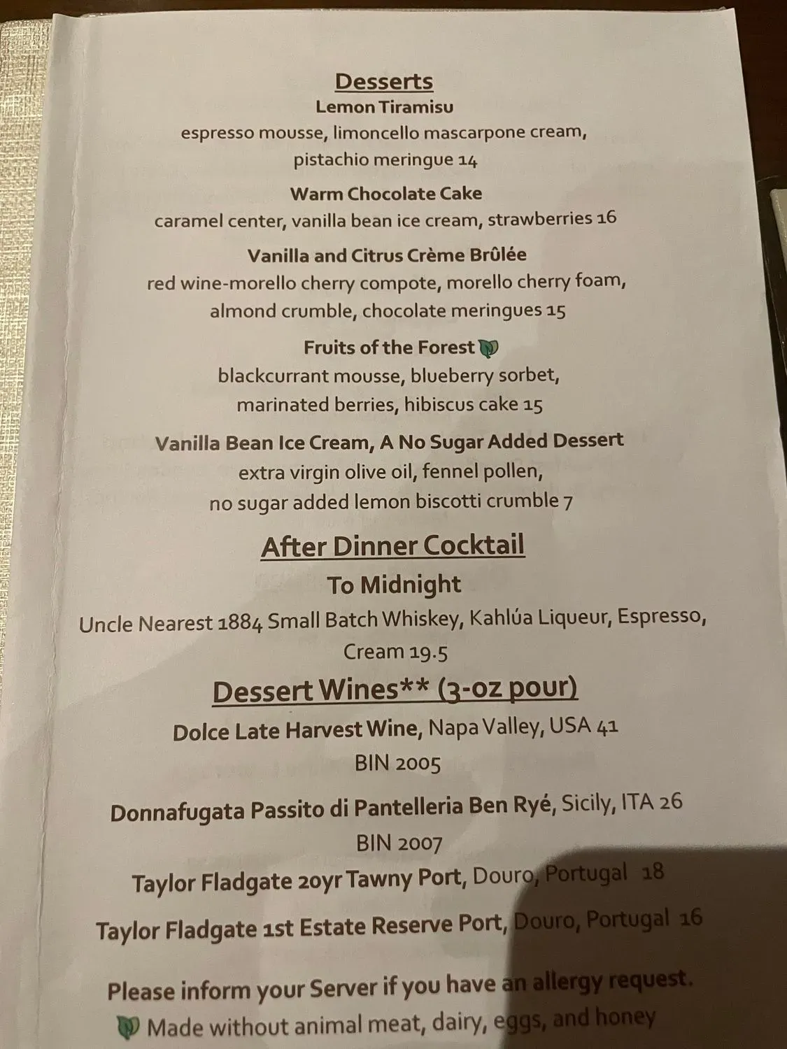 Menu 4