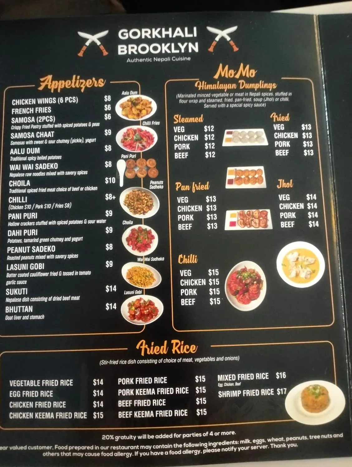 Menu 2