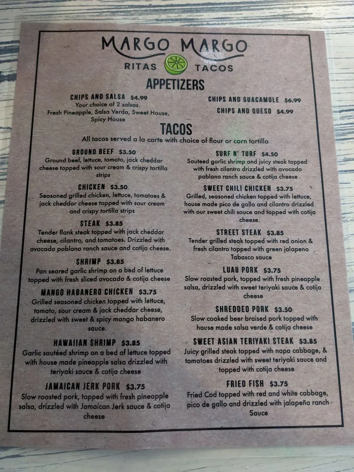 Menu 3