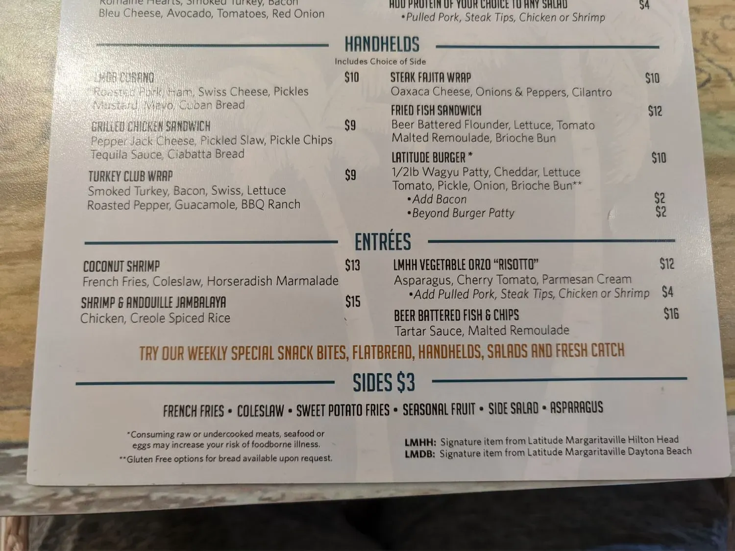 Menu 4