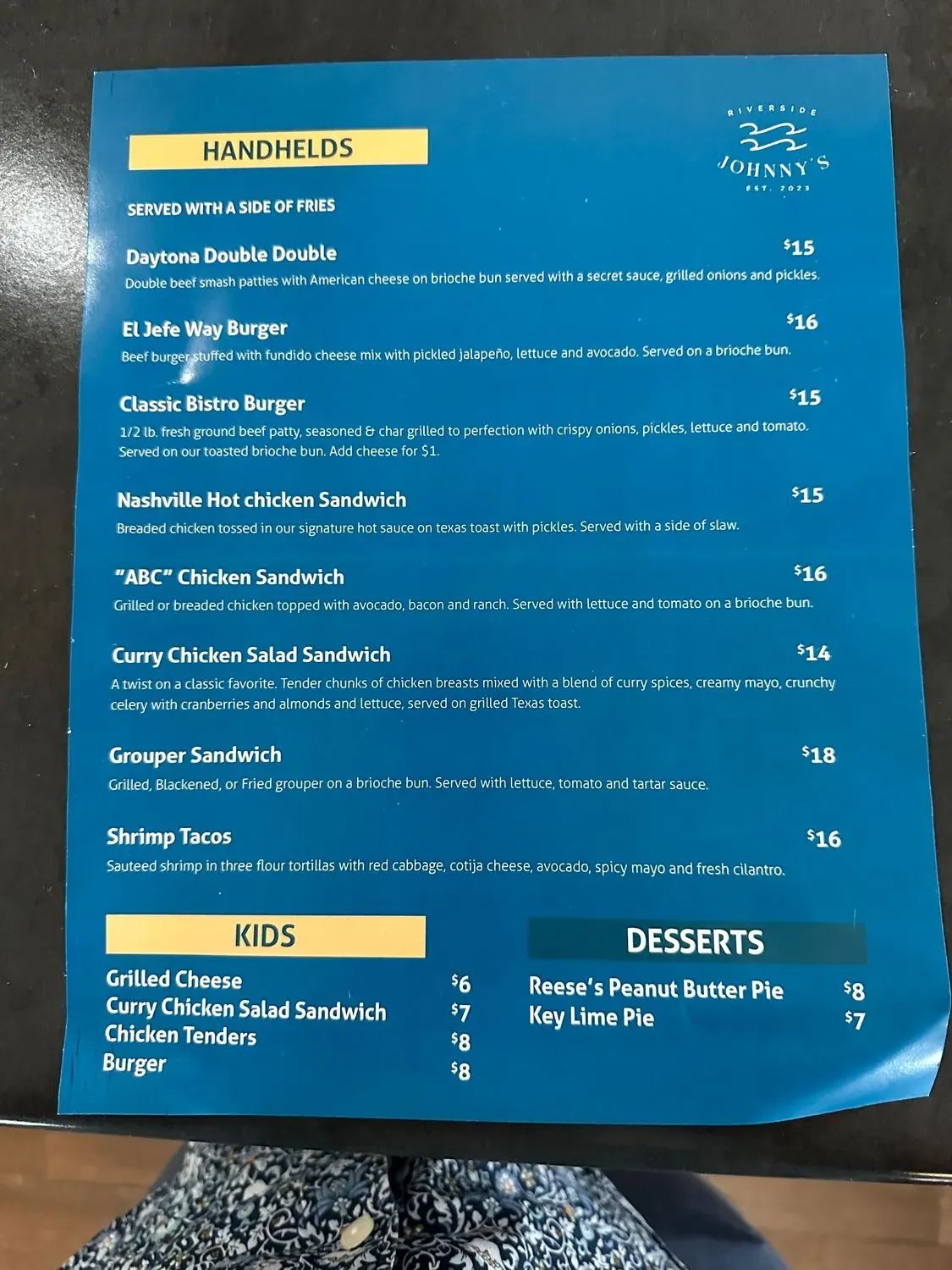 Menu 2