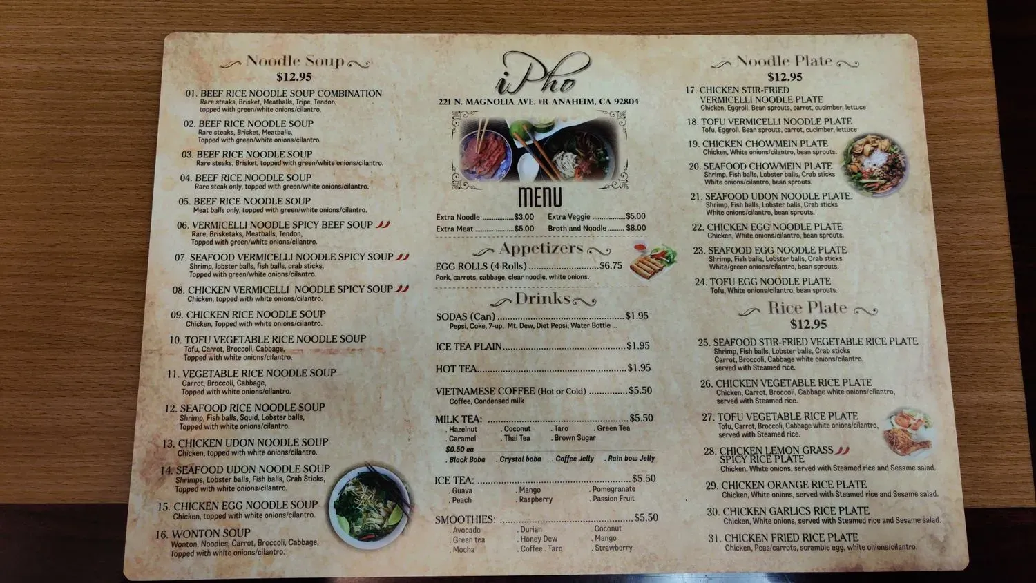 Menu 2