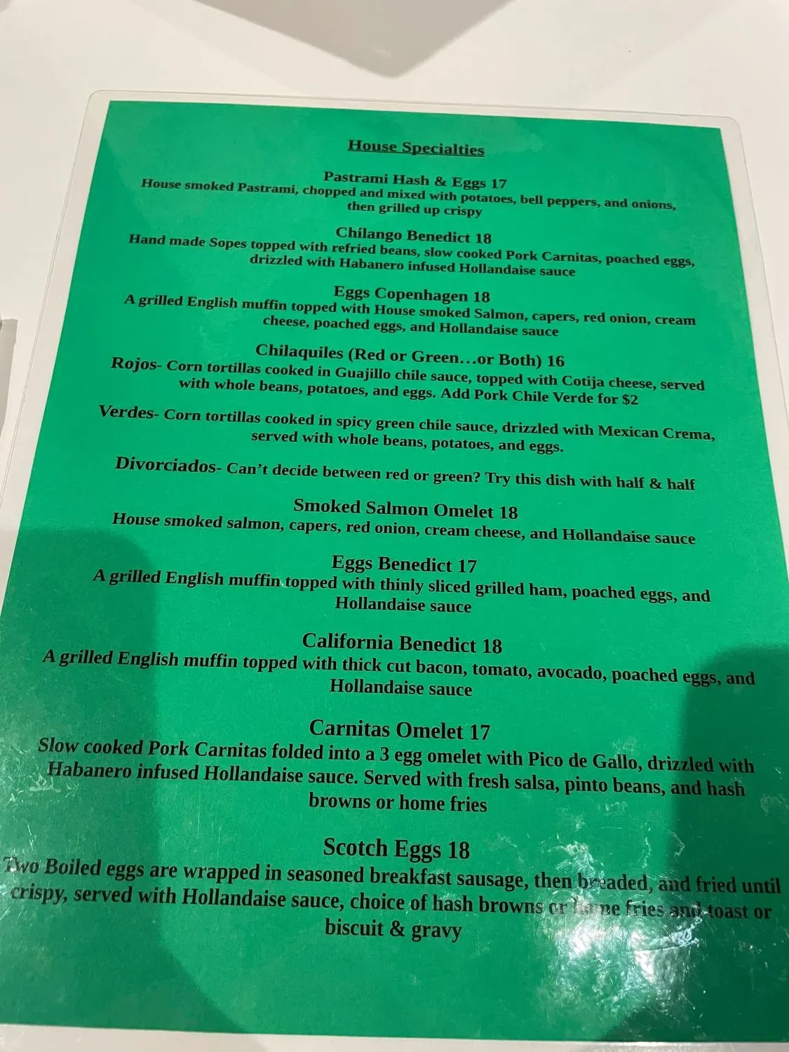 Menu 5