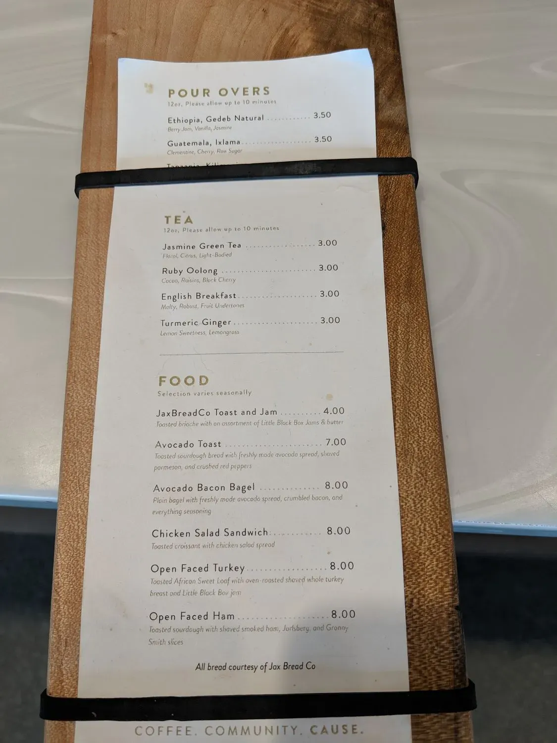 Menu 5