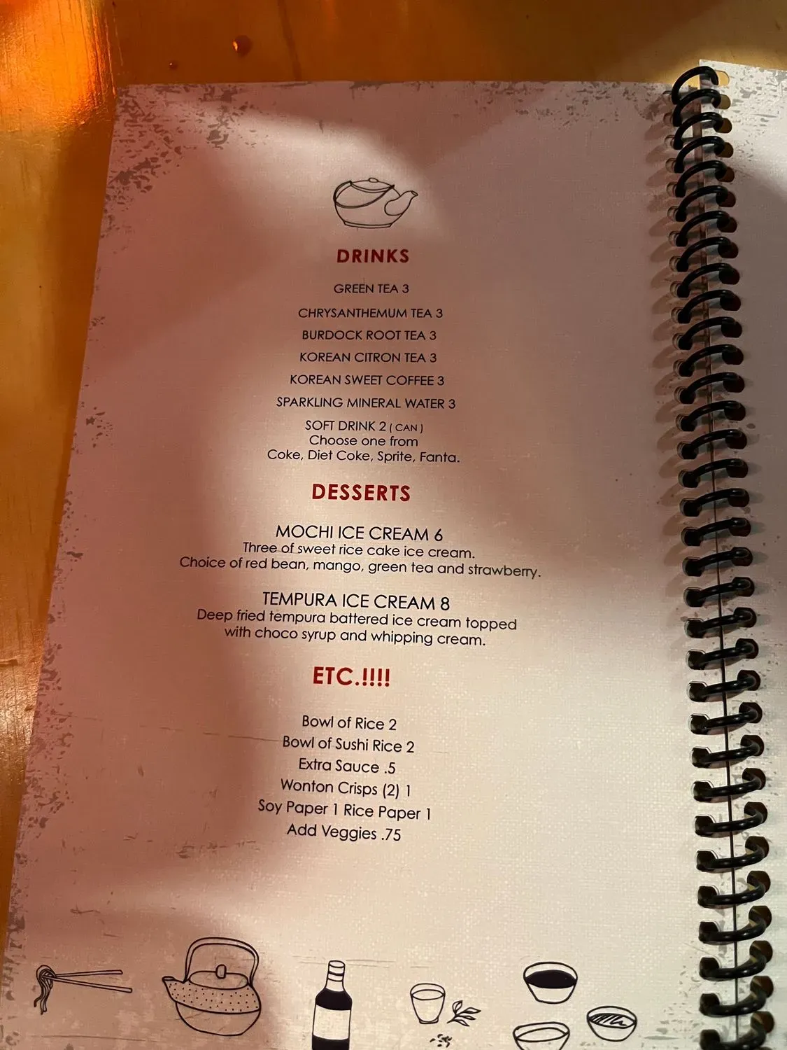 Menu 4