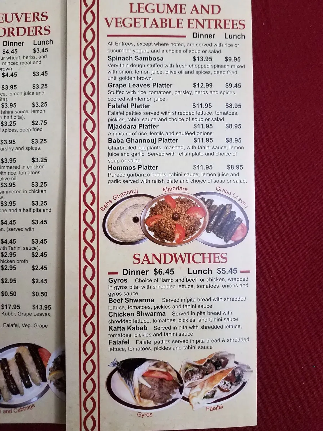 Menu 4