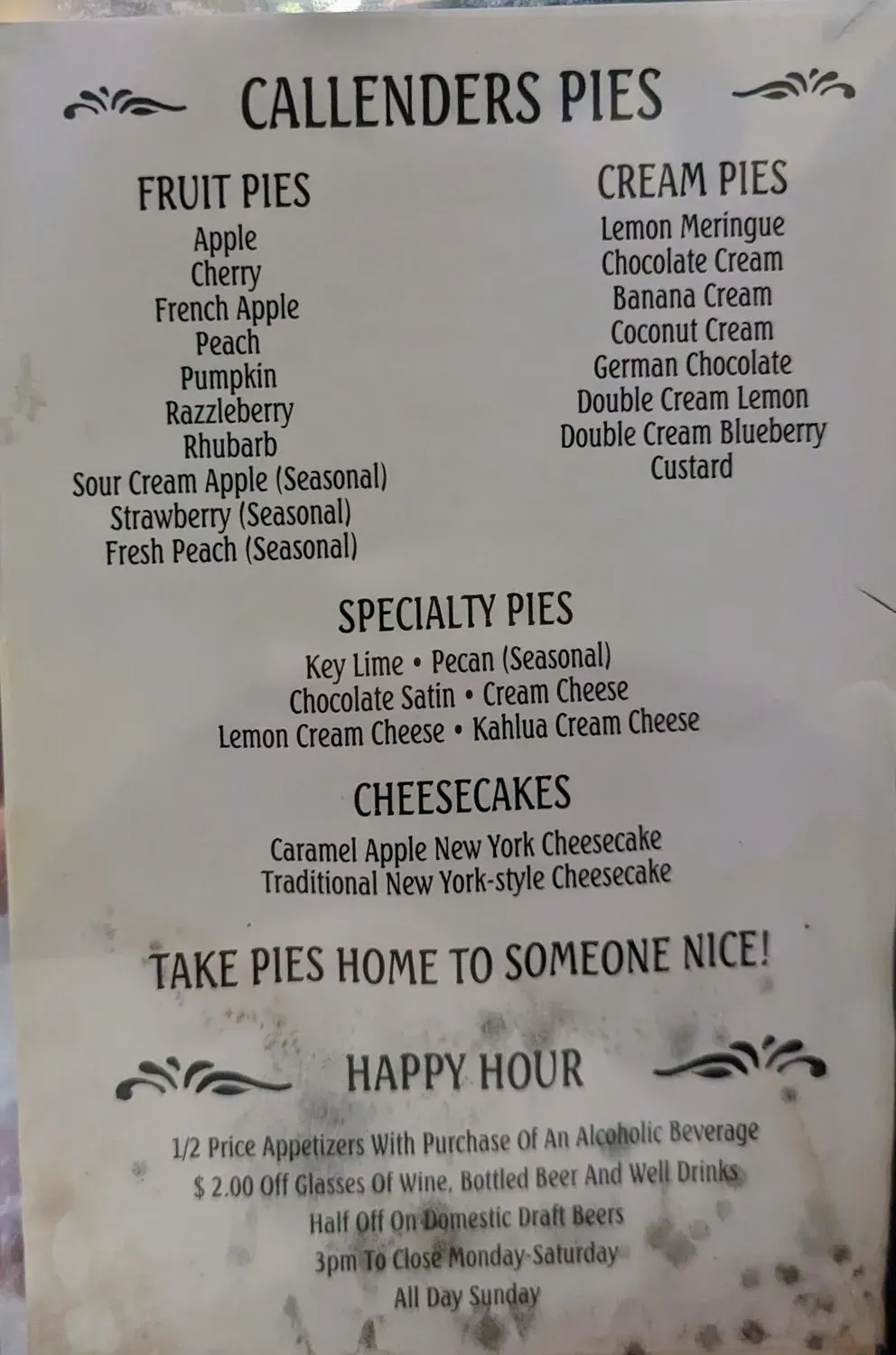 Menu 5