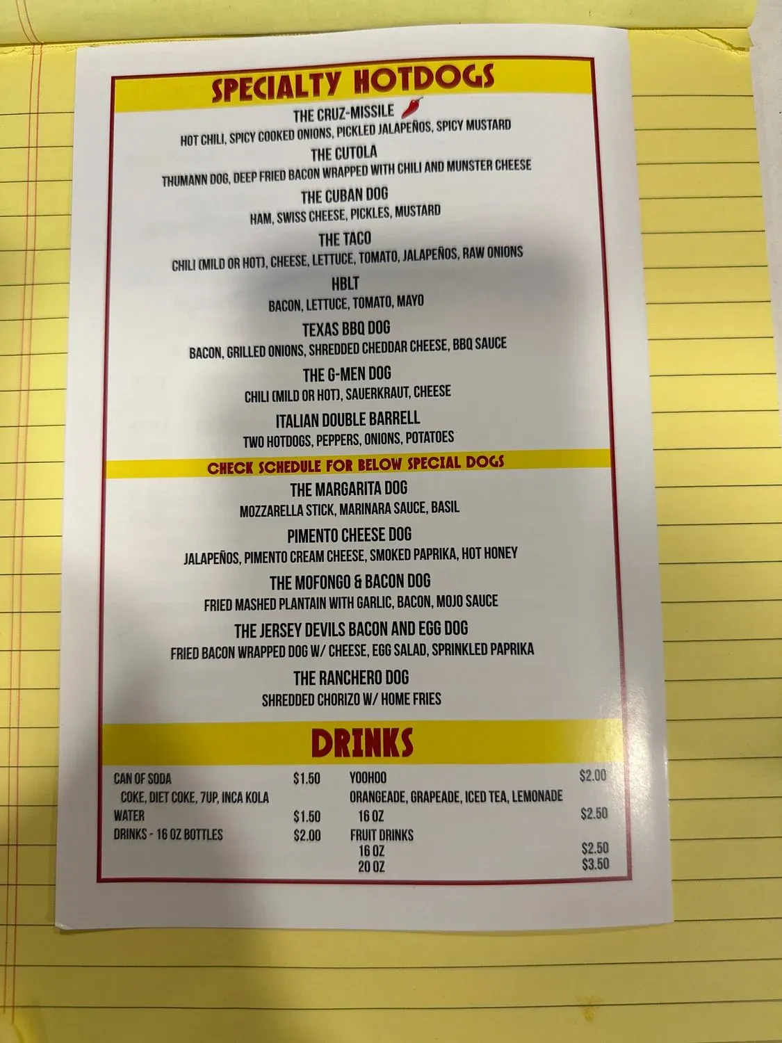 Menu 3