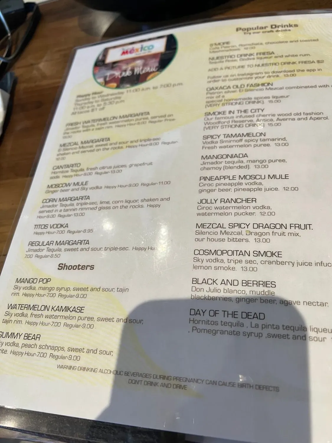 Menu 4