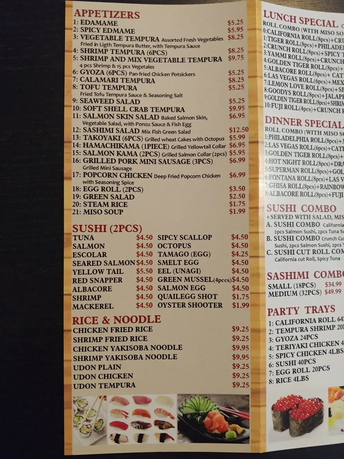 Menu 6