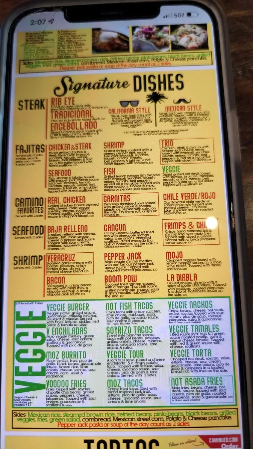 Menu 5