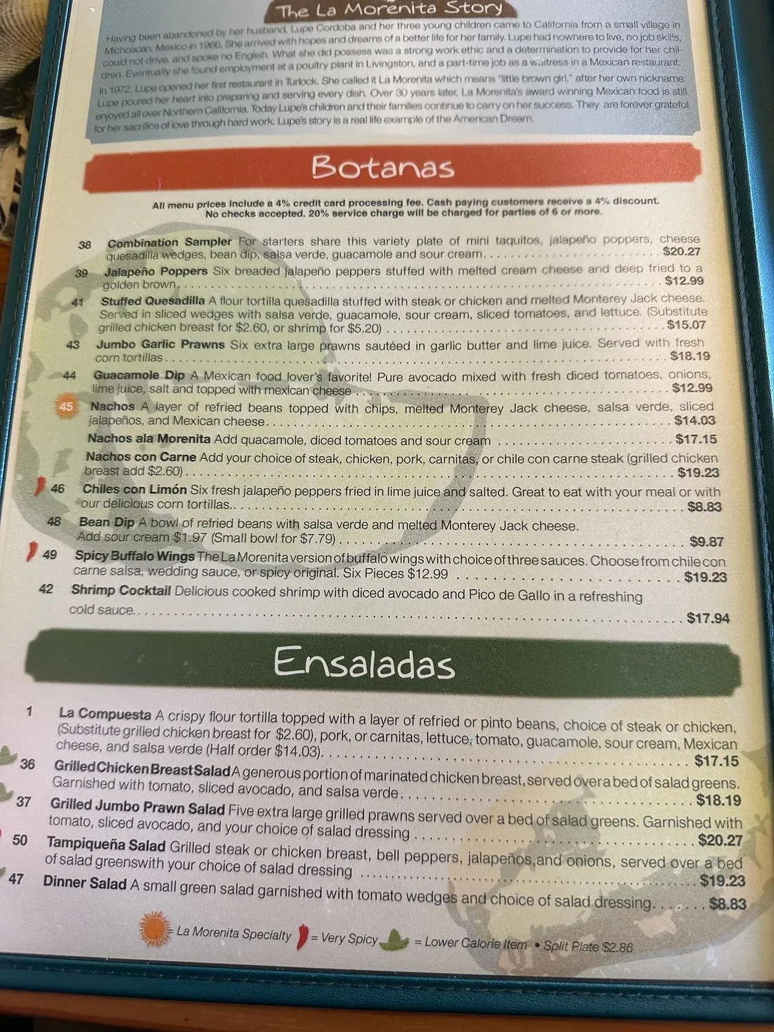 Menu 4