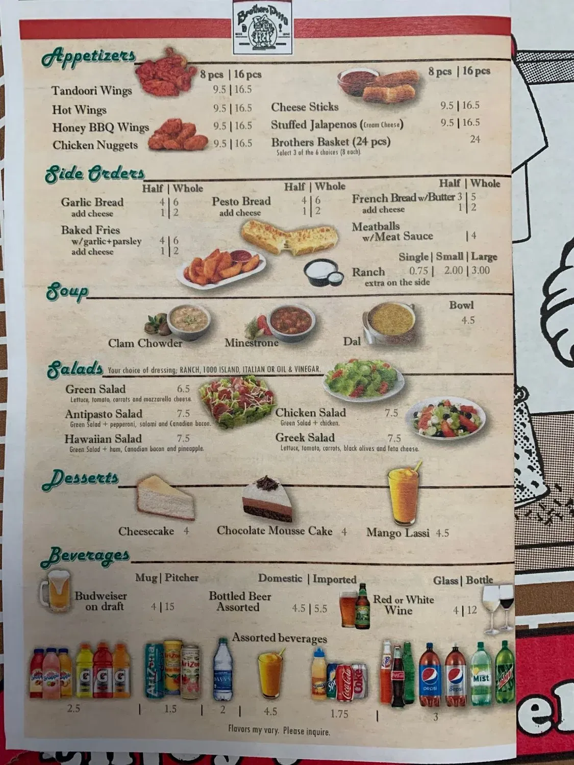 Menu 6