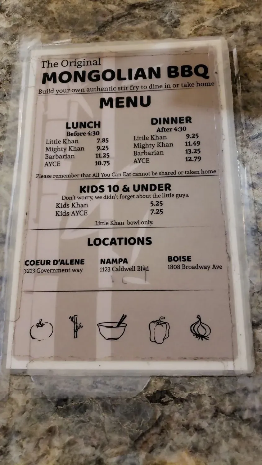 Menu 6