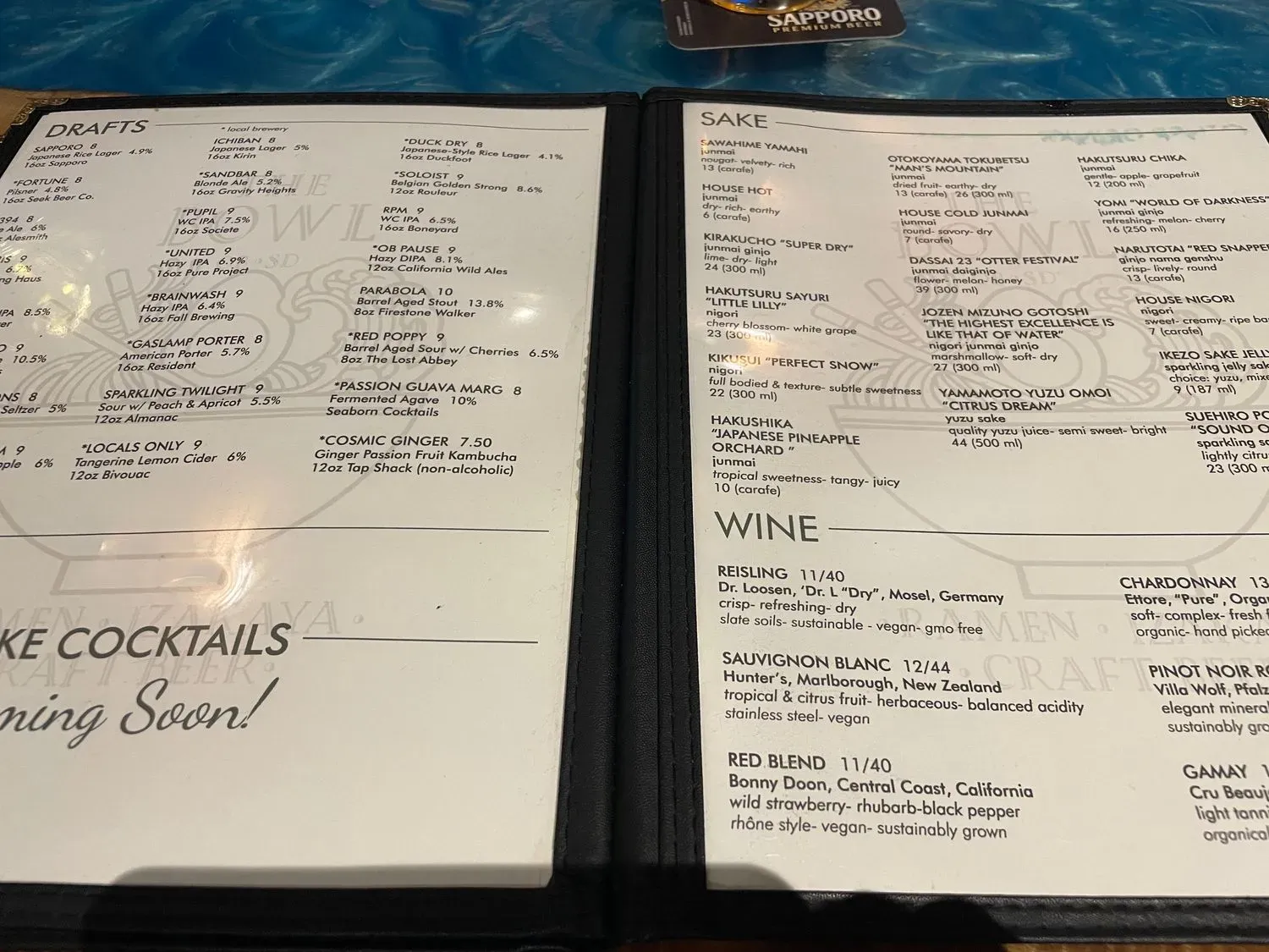 Menu 5