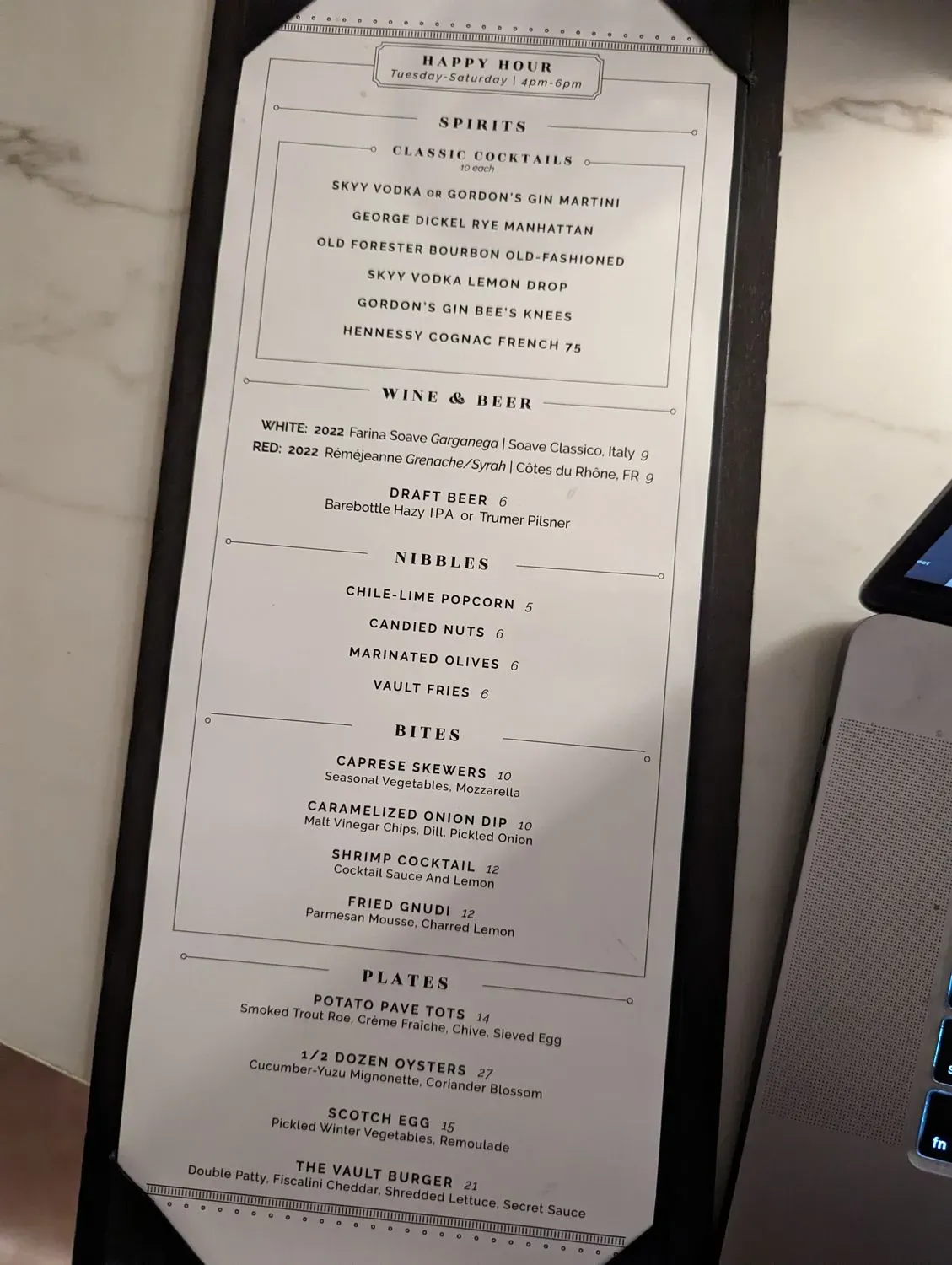 Menu 5