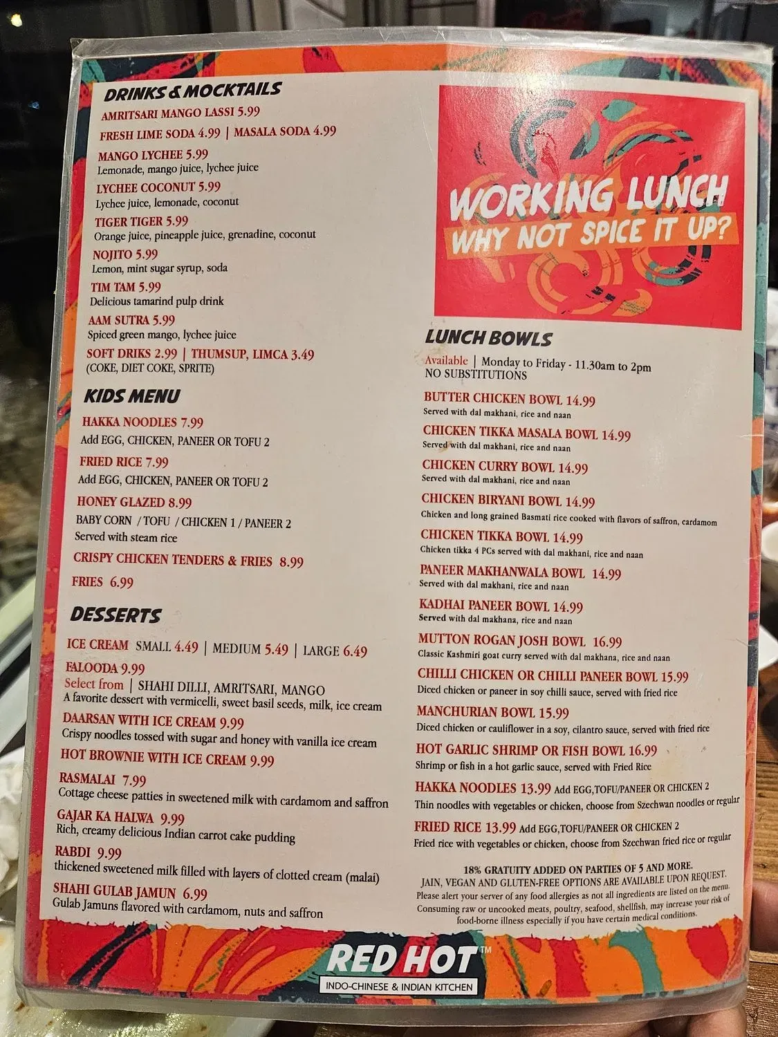 Menu 2