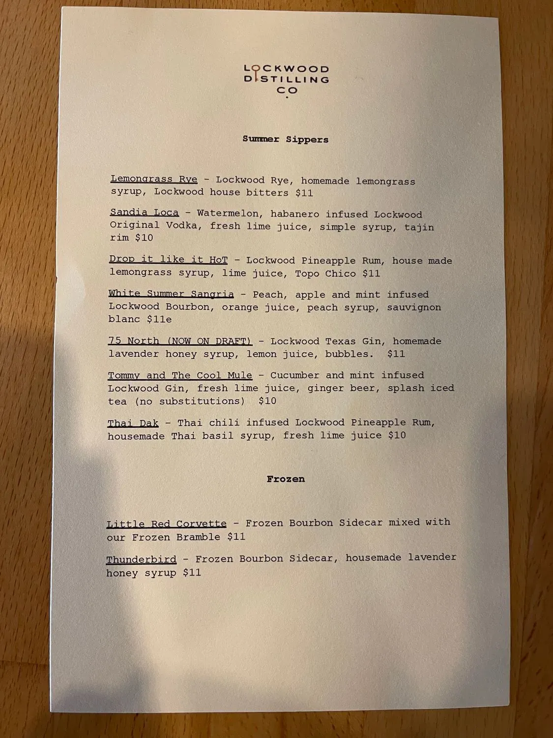 Menu 6