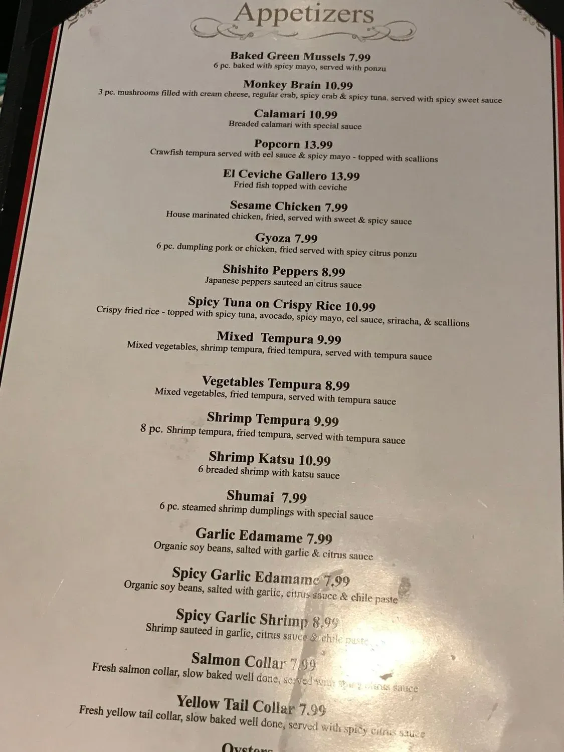 Menu 5