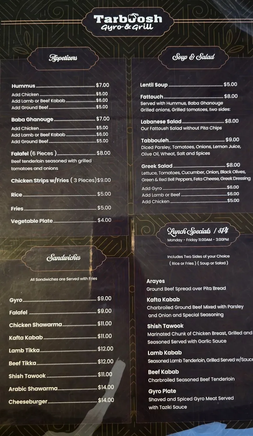 Menu 4