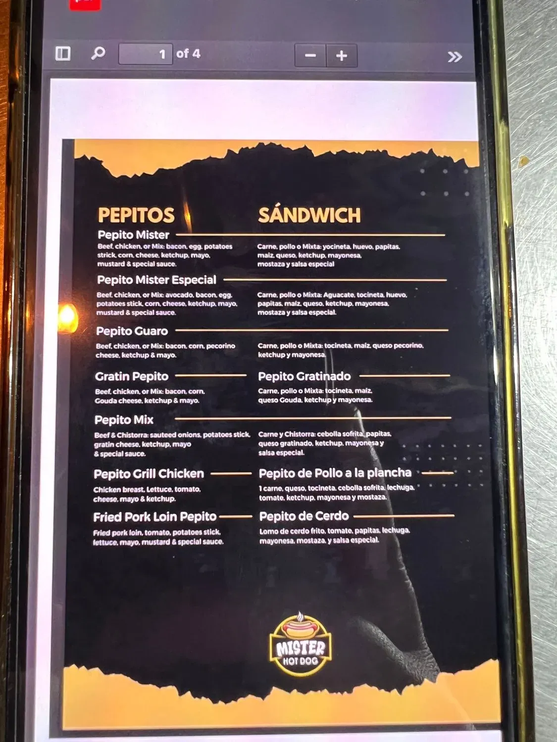 Menu 2