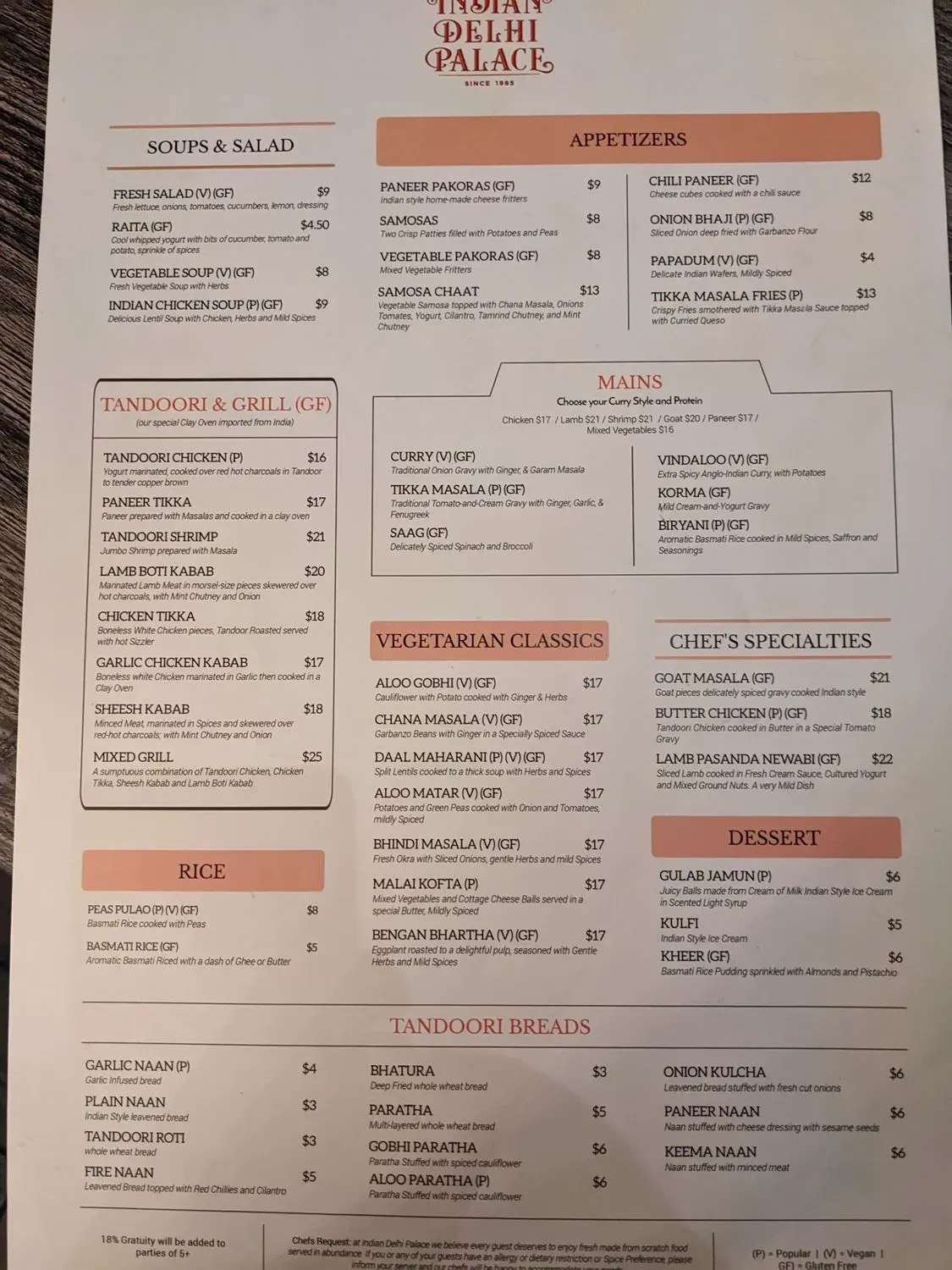 Menu 6