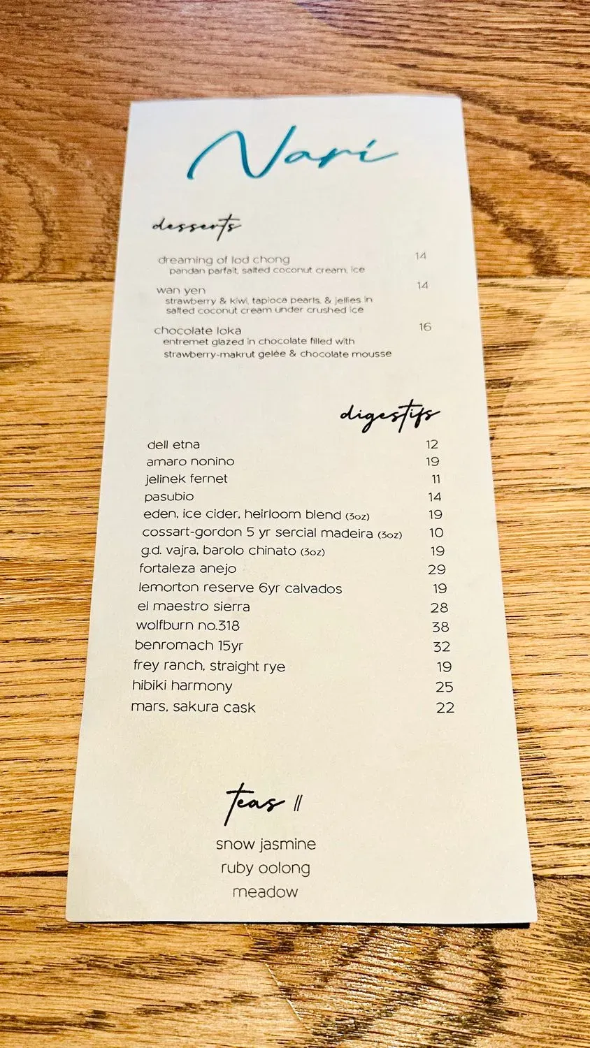 Menu 4